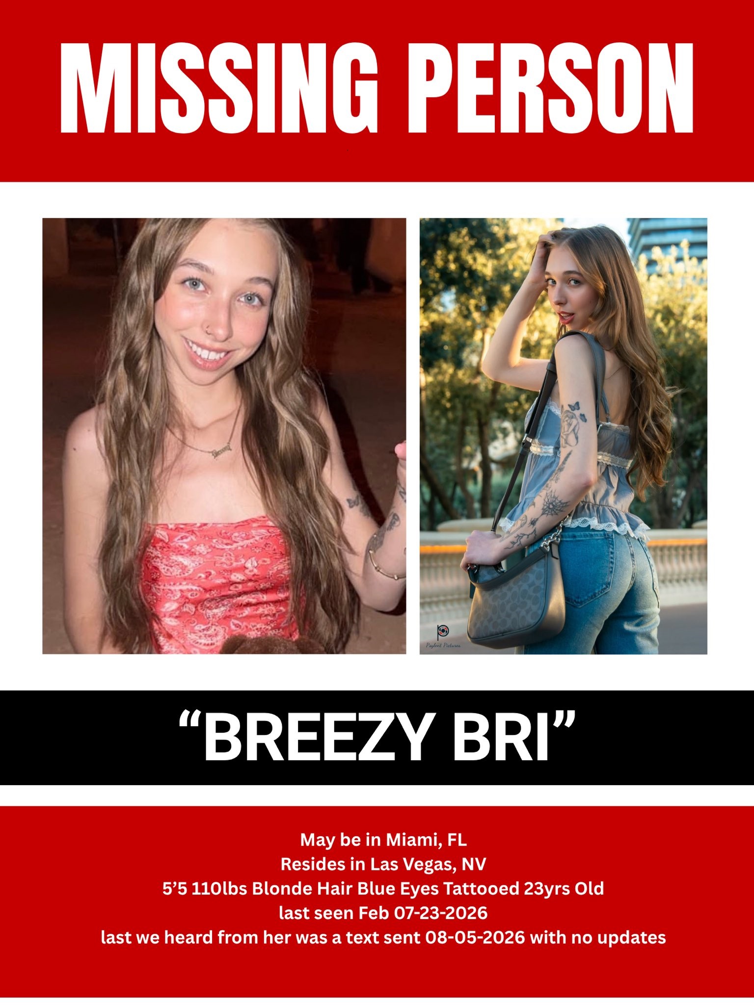 Breezy Bri Miami FL Missing-